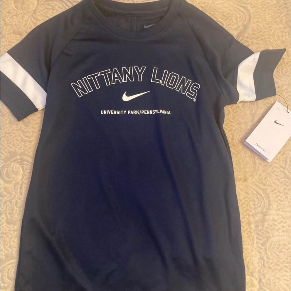 Nike Kids Nittany Lions Navy Blue T-Shirt